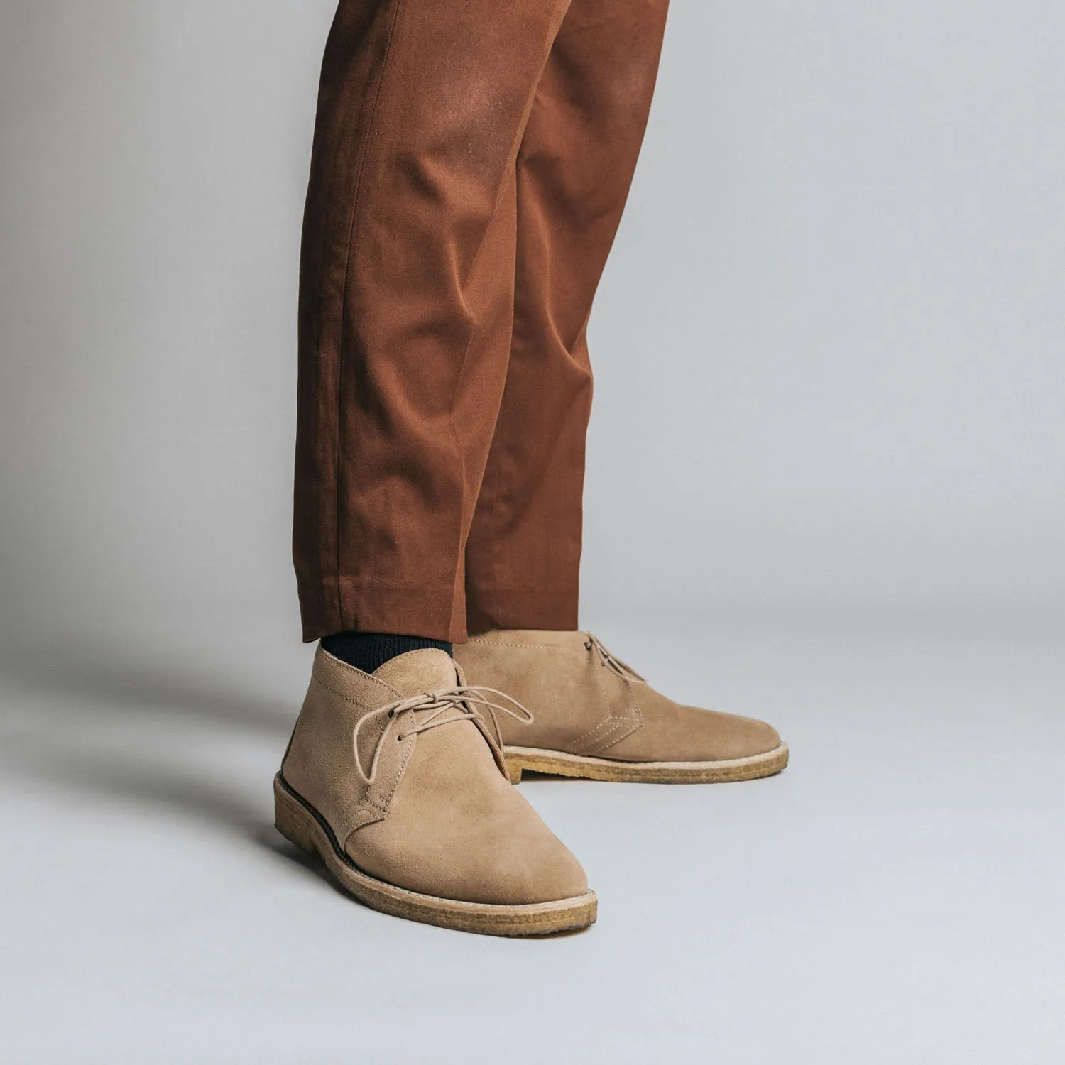 The Chukka Boot in Beige (Last Chance, Final Sale)