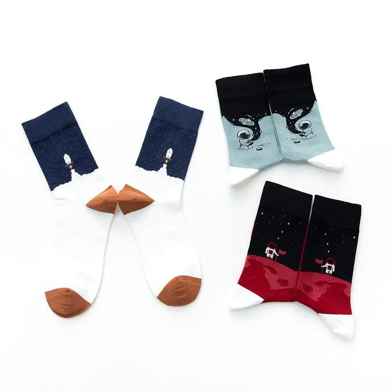 The Great Void Series Quarter Length Socks - Rocket