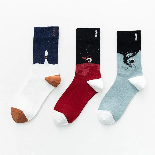 The Great Void Series Quarter Length Socks - Rocket