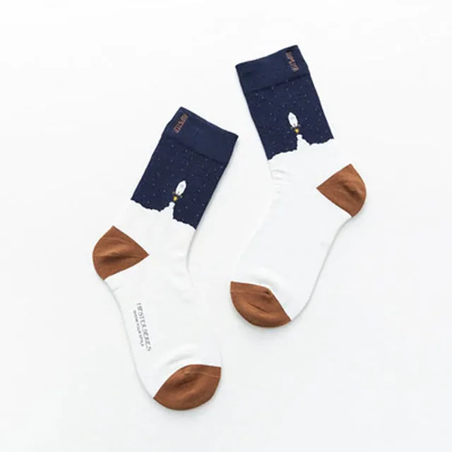 The Great Void Series Quarter Length Socks - Rocket