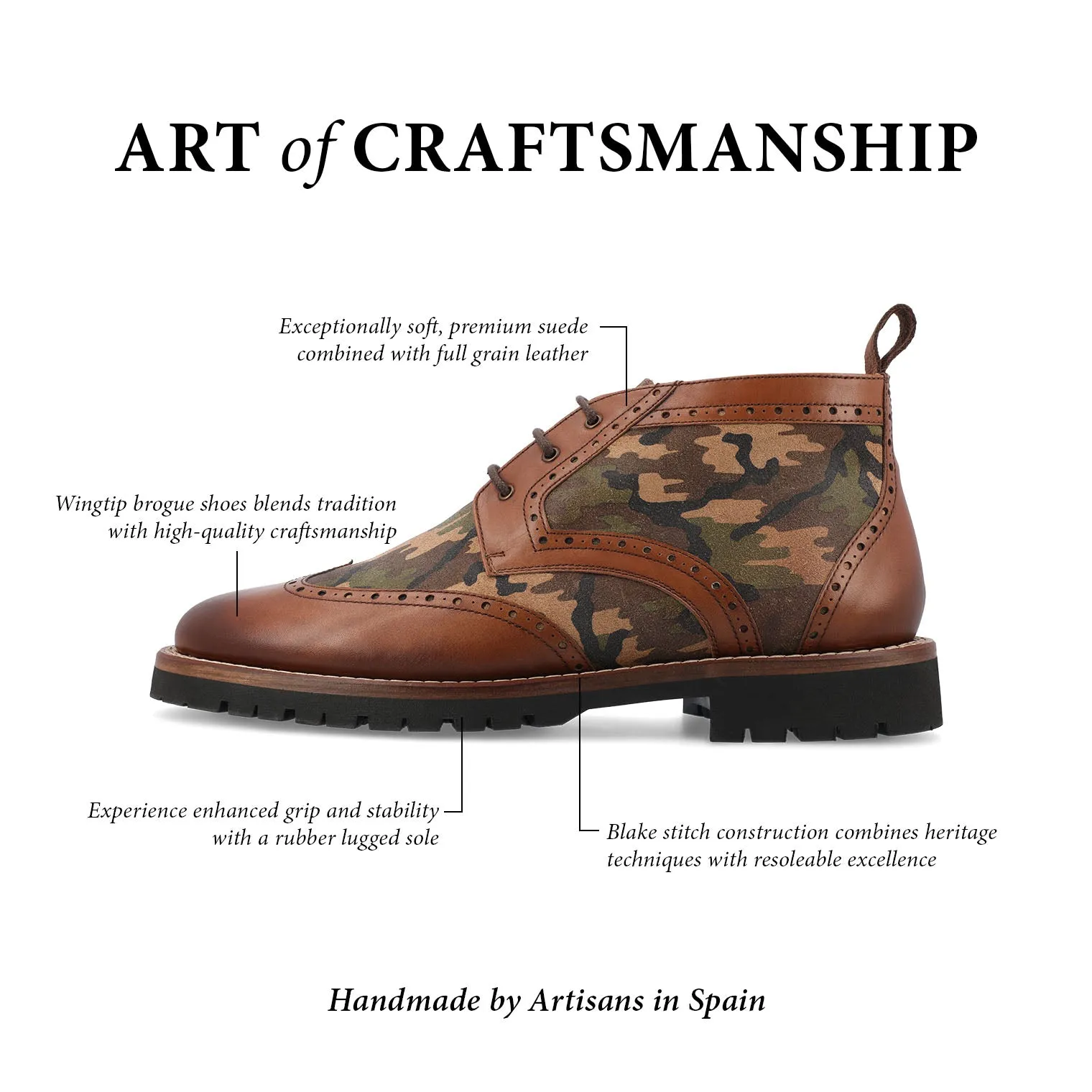 The Livingston Chukka in Camo (Last Chance, Final Sale)