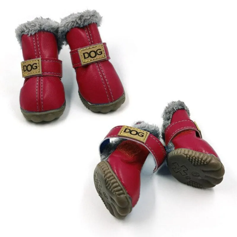 Thick Soft Snow Boots Of Dogs