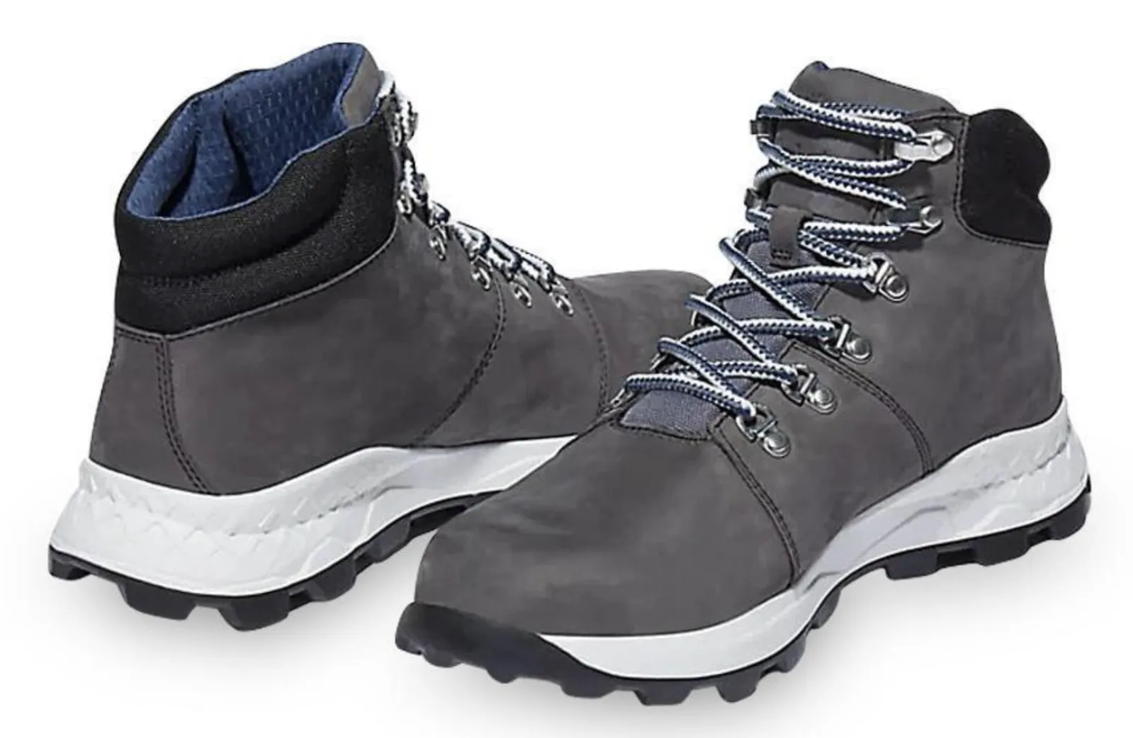 Timberland Mens Brooklyn Lightweight Hiker  Boots - Mid Grey Nubuck