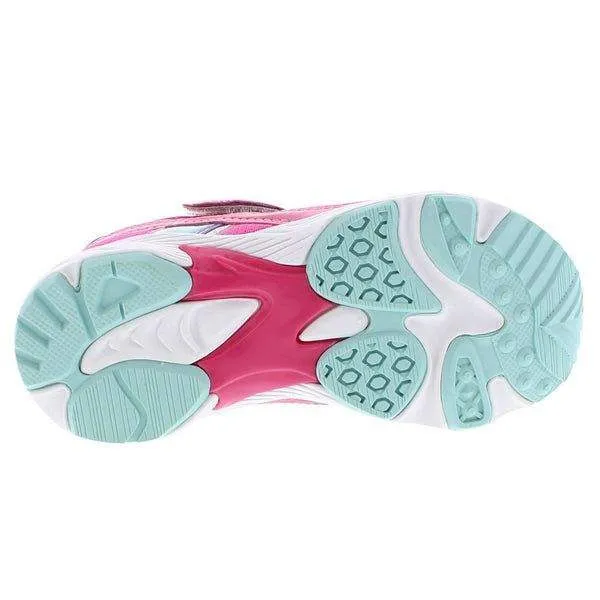 Tsukihoshi GLITZ Hot Pink Mint Girls Running Shoes (Machine Washable)