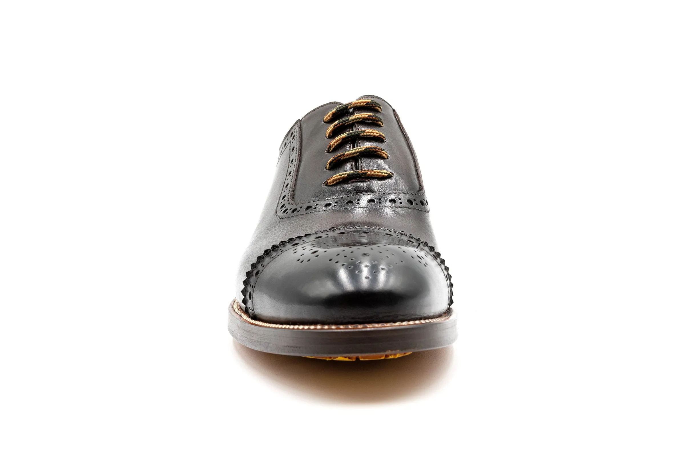 Tuscan Italian Calf Leather Cap Toe - Espresso