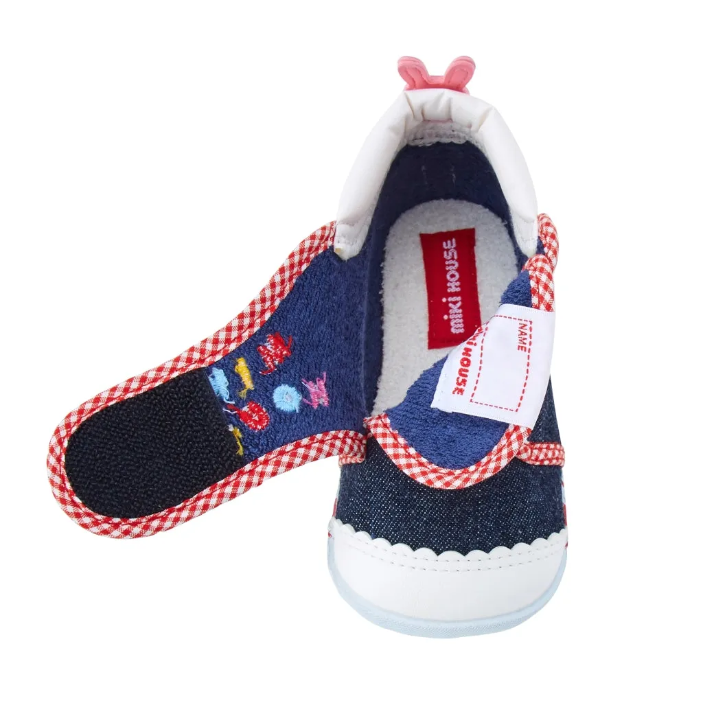 Usako Bunny Denim First Walker Shoes