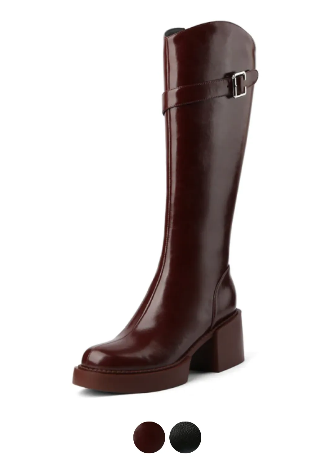 USS Shoes Barbas Women's Leather Knee High Boots