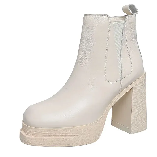 USS Shoes Cony Women's Square Toe Platform Boots