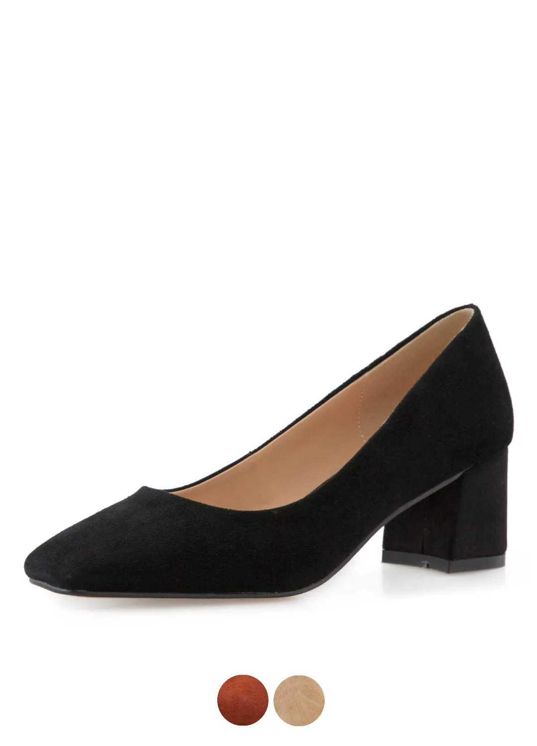 USS Shoes Kendra Women's Square Toe Suede Pumps Shoes