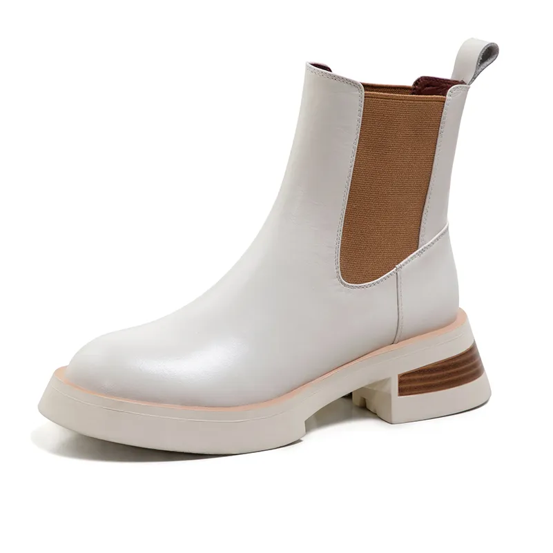 USS Shoes Macarena Women's Leather Chelsea Full Boots