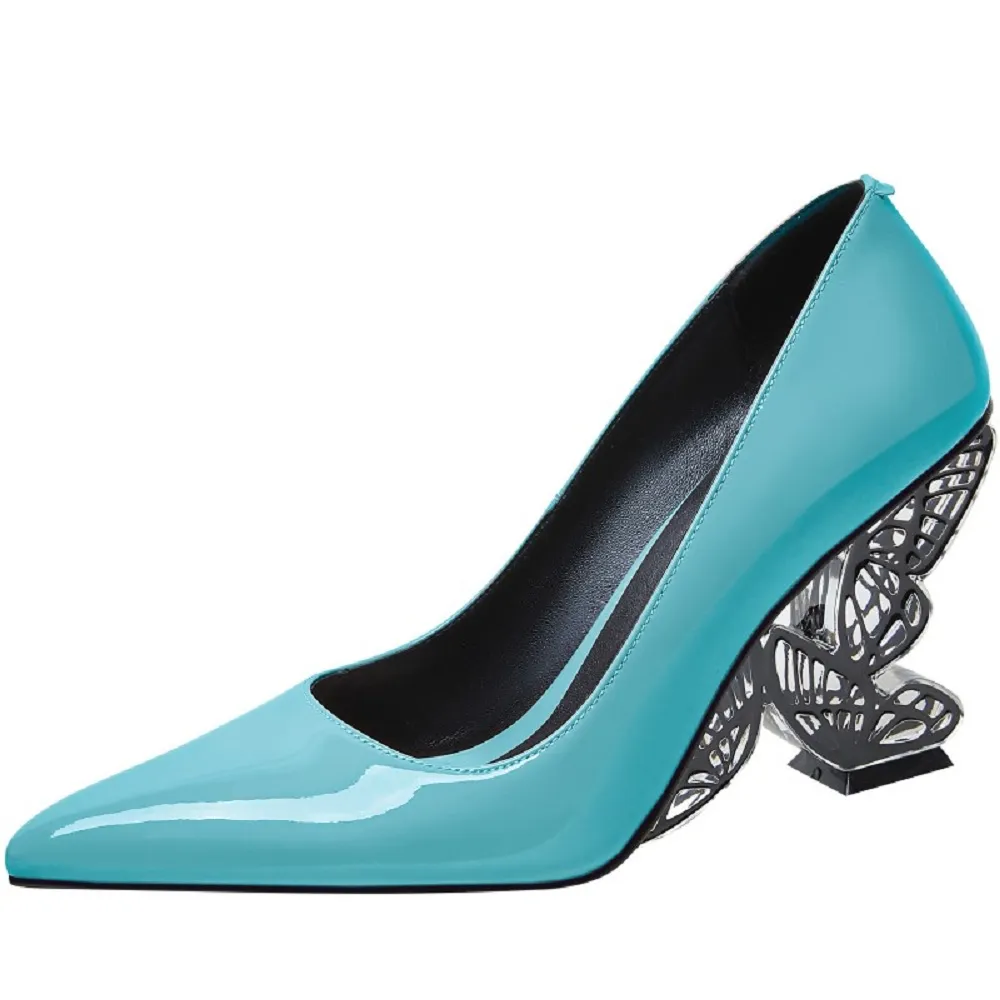 USS Shoes Michely Women's Sculpted Heel Dress Pumps