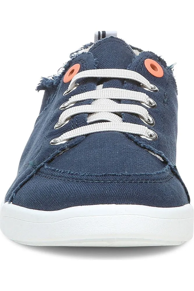 Vionic Canvas Lace-Up Sneaker - Style Pismo NAV