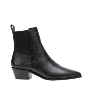 Willow Leather Black Boots