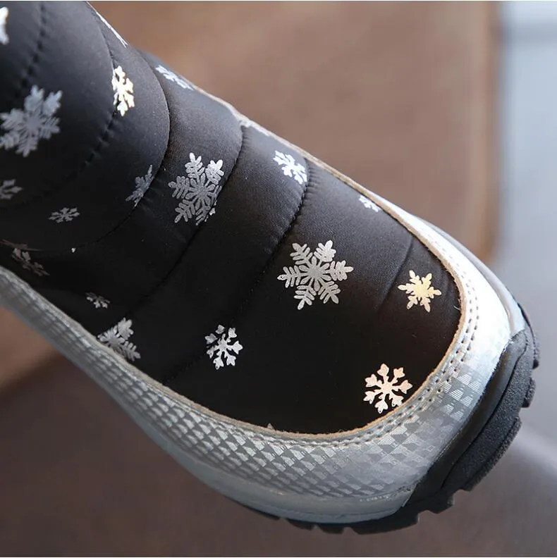 Winter Warm Skiing Shoes Kids Boots Waterproof Children's Shoes Girls Boys Kids Boots