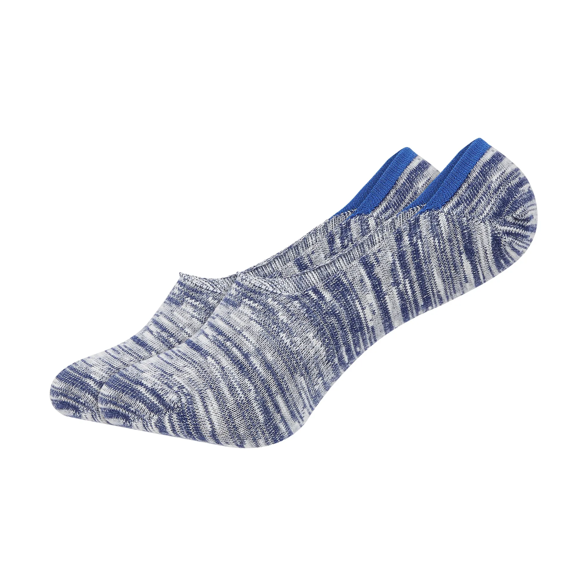 Women's Melange Printed Invisible No-Show Foot Socks