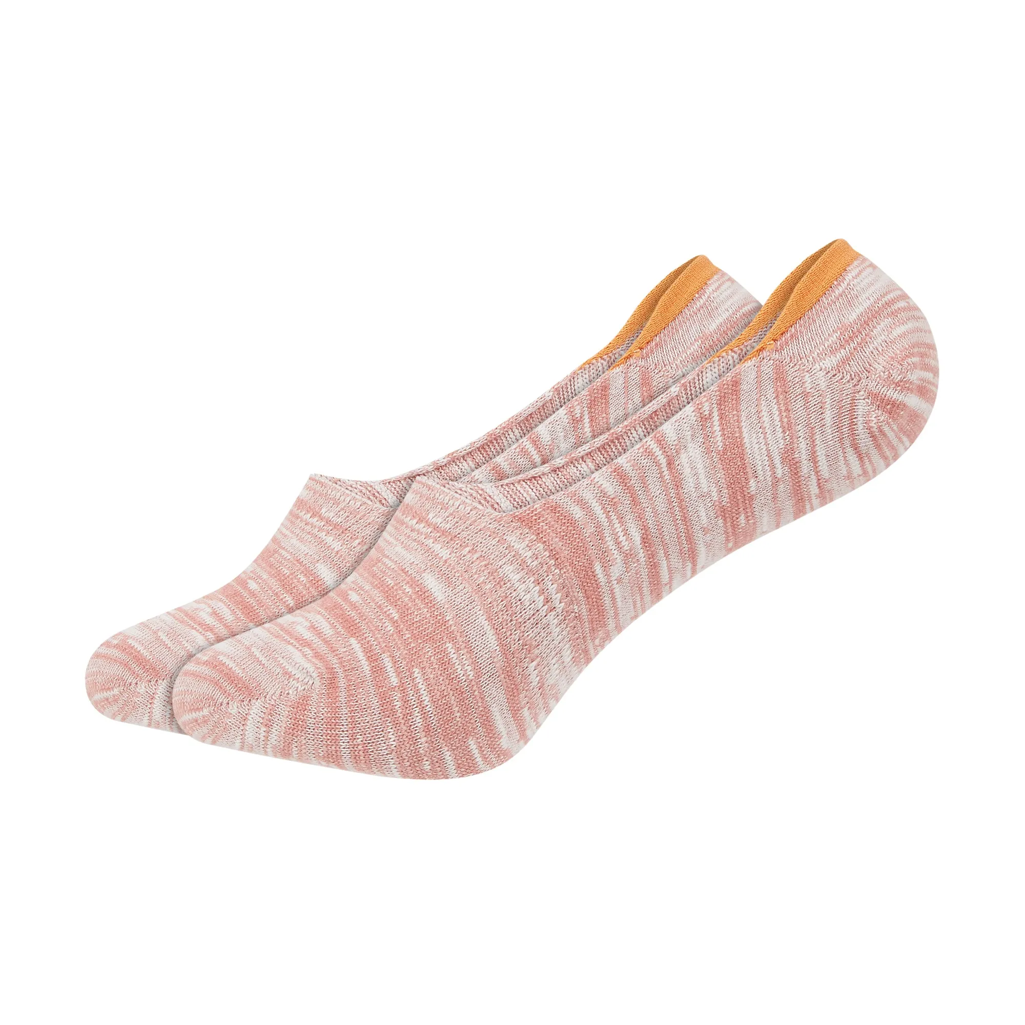 Women's Melange Printed Invisible No-Show Foot Socks