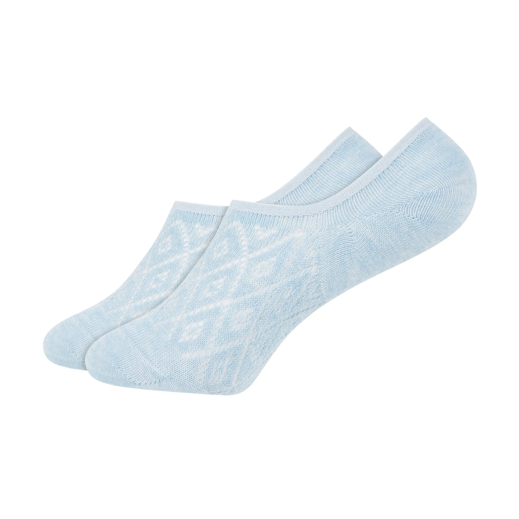 Women's Mesh Colored Invisible Foot Socks