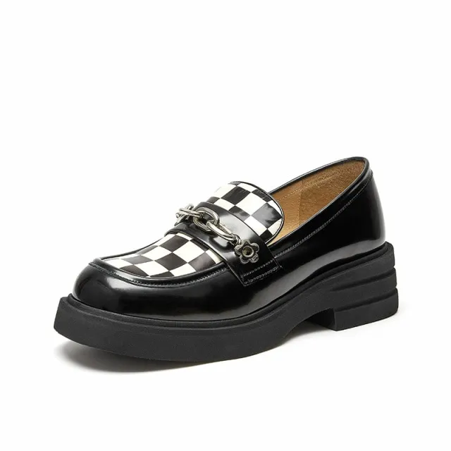 Women's Pinto Genuine Leather Platform Loafer Shoes