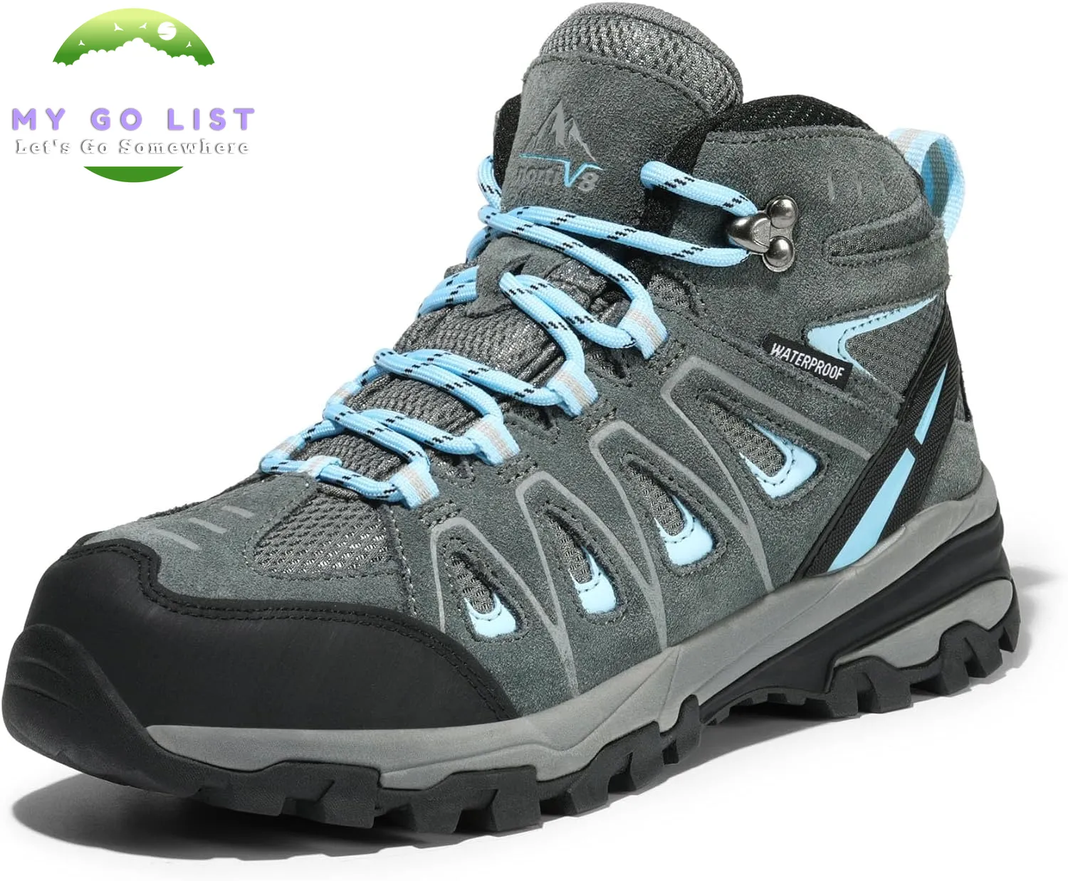 Women's Waterproof Hiking Boots Outdoor Trekking Camping Trail Hiking Boots