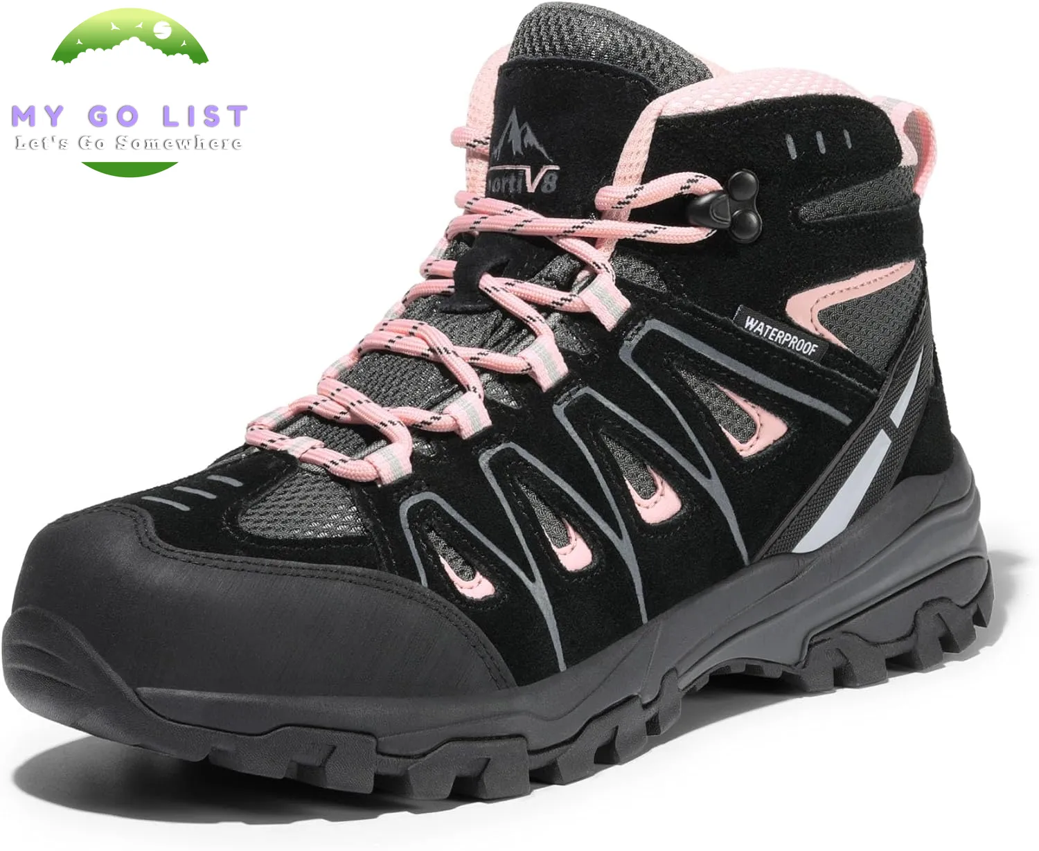 Women's Waterproof Hiking Boots Outdoor Trekking Camping Trail Hiking Boots