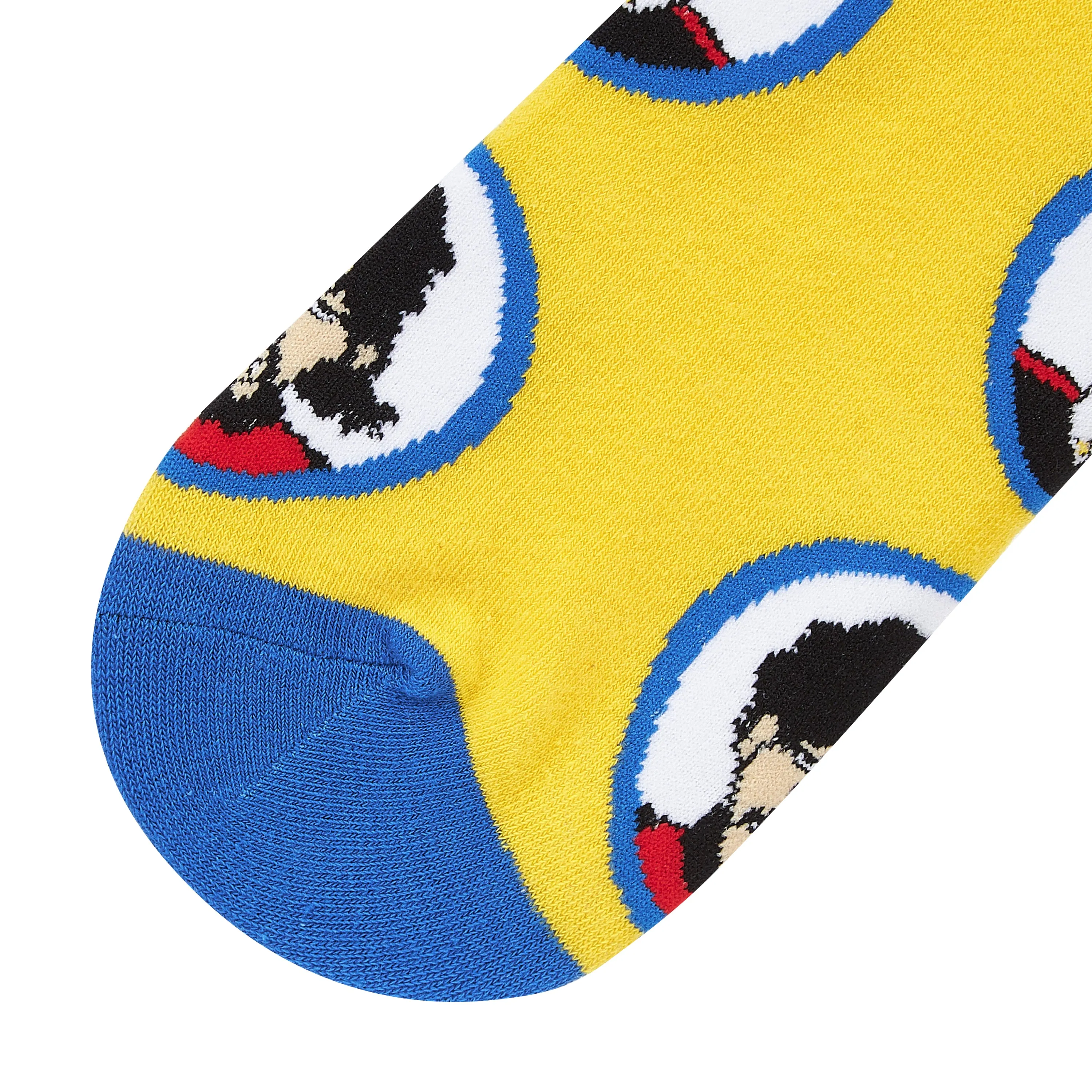 Yellow Submarine Printed Crew Length Socks