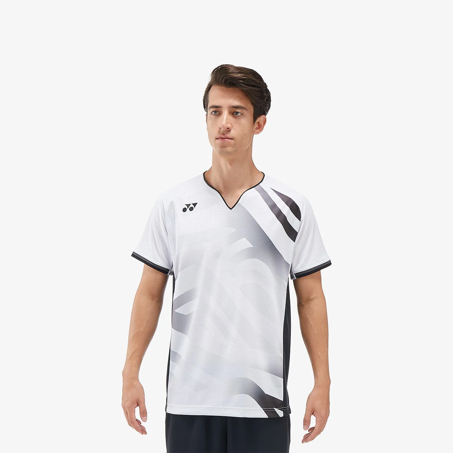 Yonex Men's Crew Neck Tournament Shirt 10566W (White)