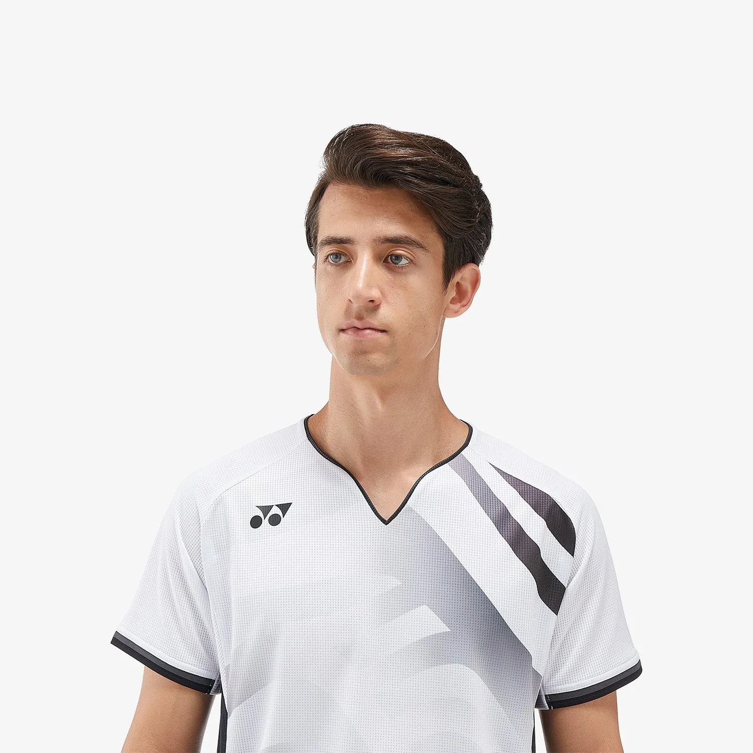 Yonex Men's Crew Neck Tournament Shirt 10566W (White)