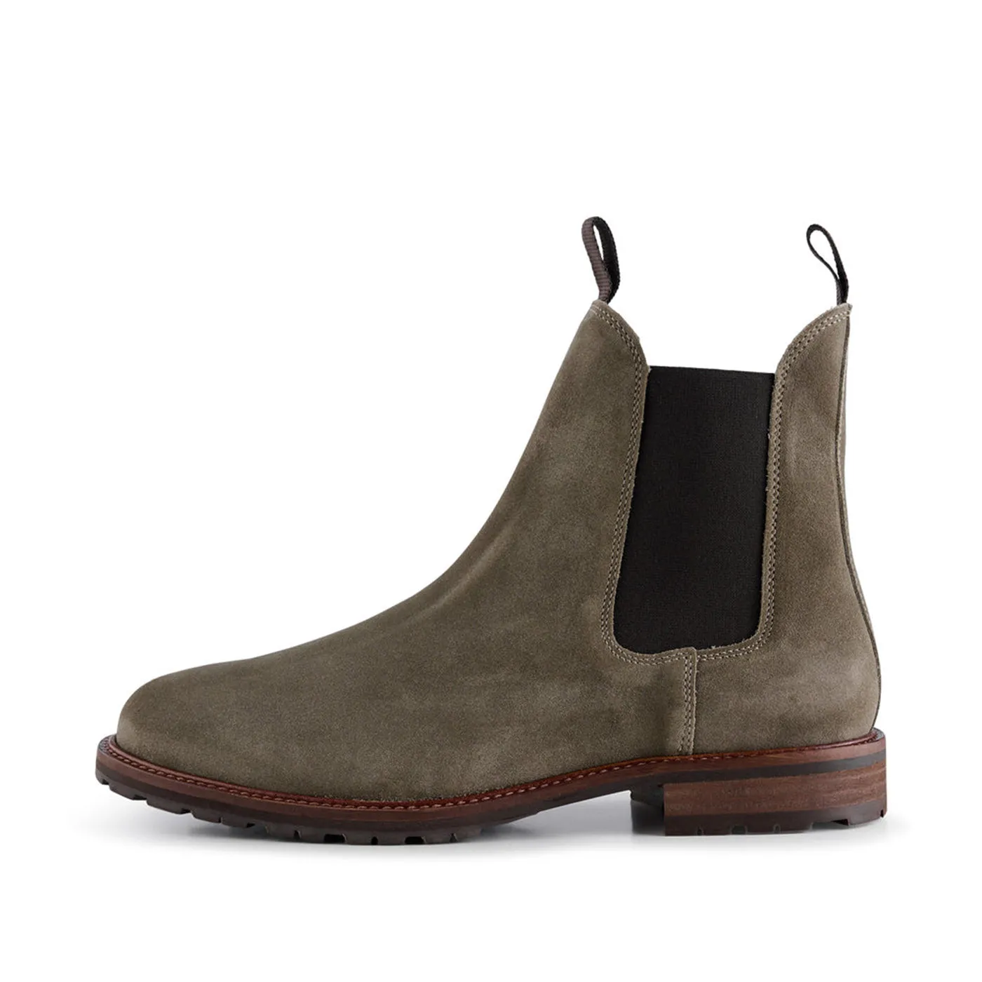 York chelsea støvle ruskind - KHAKI